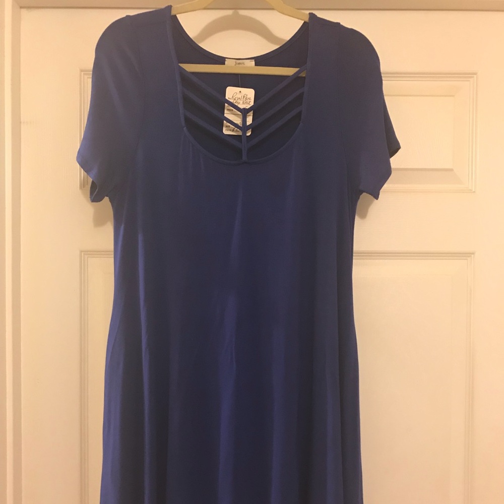 Royal blue dress